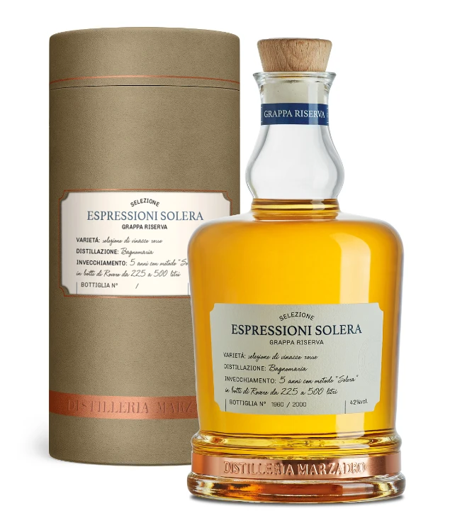Marzadro Grappa Espressioni Solera 3 Marzadro Grappa Espressioni Solera