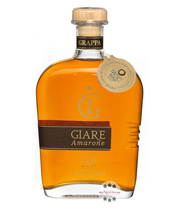 Marzadro Grappa Giare Amarone In Kunstleder-Box 4 Marzadro Grappa Giare Amarone In Kunstleder-Box – Bild 2