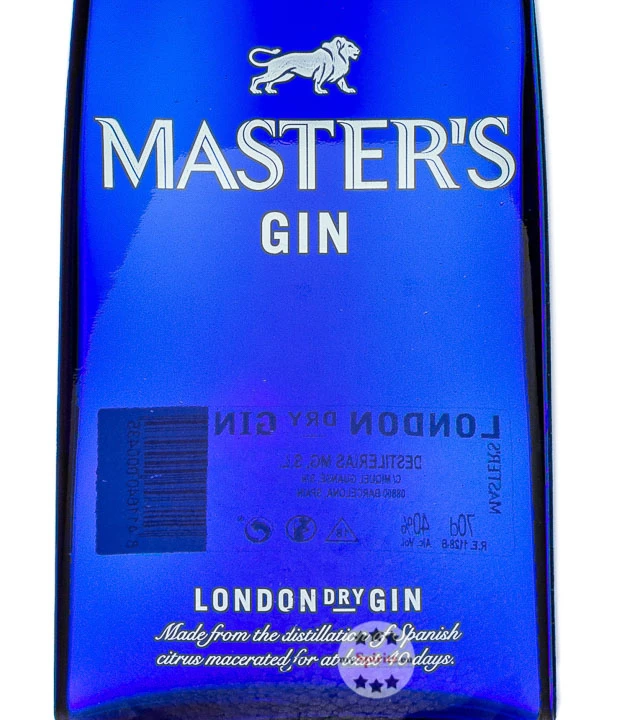 Master’s Gin – London Dry Gin 4 Master’s Gin – London Dry Gin – Bild 2