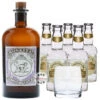 Monkey 47 Dry Gin & Fentimans Tonic Set -Getränke Geschäft monkey 47 gin 5x fentimans tonic water tumbler