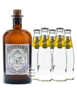 Monkey 47 Dry Gin & Schweppes Indian Tonic Set