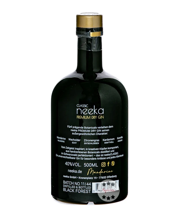 Neeka Gin – Classic Premium Dry Gin 5 Neeka Gin – Classic Premium Dry Gin – Bild 3