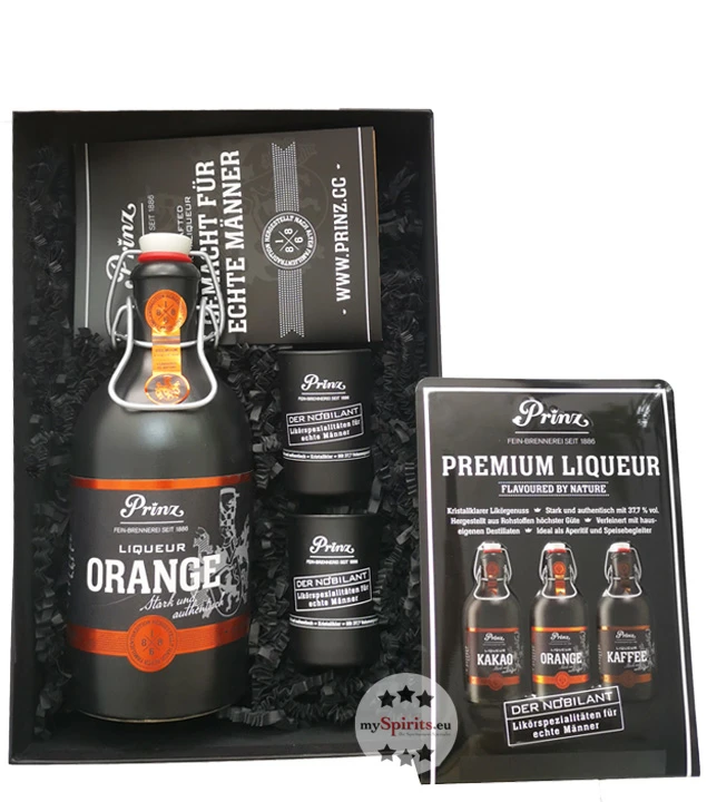Prinz Geschenk-Set Nobilant Männerbox Orange 3 Prinz Geschenk-Set Nobilant Männerbox Orange