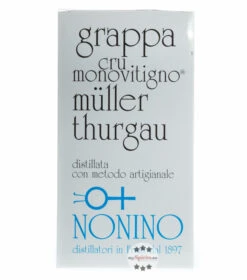 Nonino Grappa Cru Müller-Thurgau 1 L -Getränke Geschäft nonino grappa cru monovitigno mueller thurgau 1 liter 2