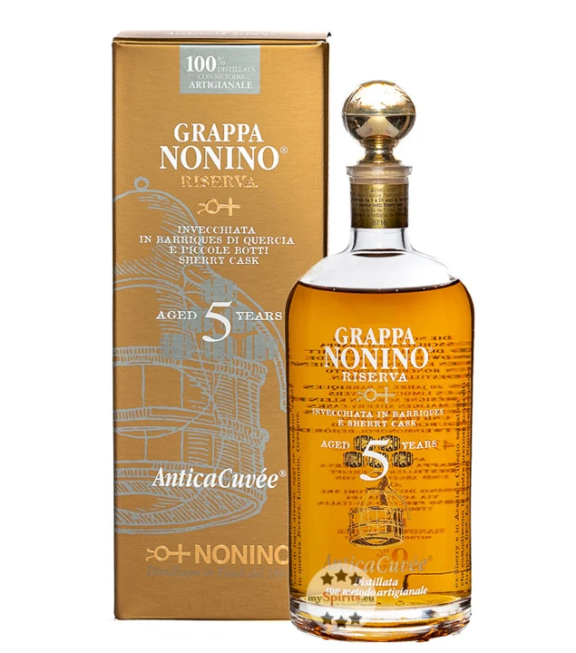 Grappa Nonino Riserva Antica Cuvée 5 Jahre 3 Grappa Nonino Riserva Antica Cuvée 5 Jahre