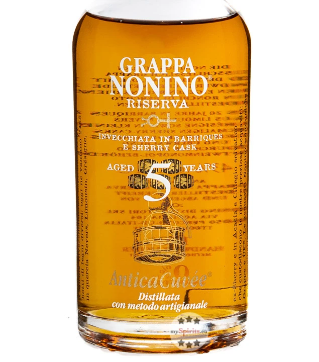 Grappa Nonino Riserva Antica Cuvée 5 Jahre 5 Grappa Nonino Riserva Antica Cuvée 5 Jahre – Bild 3
