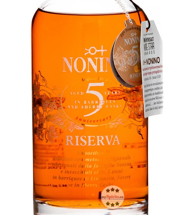 Grappa Nonino ÙE Riserva 5 Jahre 4 Grappa Nonino ÙE Riserva 5 Jahre – Bild 2