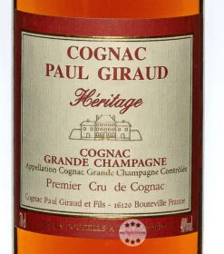 Paul Giraud Heritage Cognac -Getränke Geschäft paul giraud heritage cognac 07 liter 6