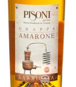 Pisoni Grappa Amarone Barricata -Getränke Geschäft pisoni grappa amarone barricata 0 7 liter 4
