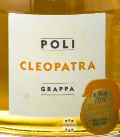 Poli Grappa Cleopatra Moscato Oro -Getränke Geschäft poli grappa cleopatra moscato oro 07 1