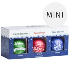 Prinz Christbaumkugeln Geschenkset 3 X 4cl