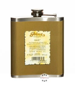 Prinz Flachmann Hausschnaps 0,2l -Getränke Geschäft prinz flachmann hausschnaps 02 liter edelstahlflasche 4