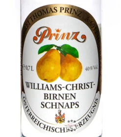 Prinz Williams-Birnen Schnaps 0,7l -Getränke Geschäft prinz williams schnaps 07 l 40 prozent 2