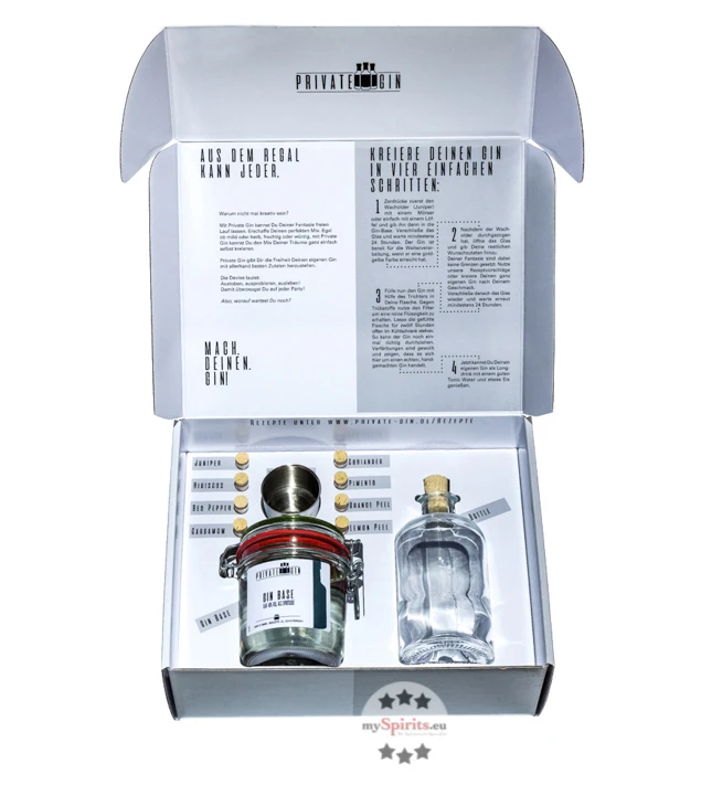 Private Gin Baukasten „Gin Zum Selbermachen“ 3 Private Gin Baukasten „Gin Zum Selbermachen“