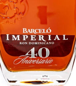 Ron Barcelo Imperial Premium Blend 40 Aniversario Rum -Getränke Geschäft ron barcelo imperial premium blend 40 rum 07 liter 6