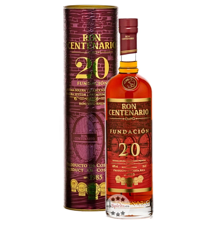 Ron Centenario 20 Fundación Rum 3 Ron Centenario 20 Fundación Rum