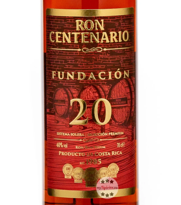 Ron Centenario 20 Fundación Rum 5 Ron Centenario 20 Fundación Rum – Bild 3