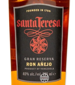 Santa Teresa Gran Reserva Ron Anjeo -Getränke Geschäft santa teresa gran reserva rum 07l 3
