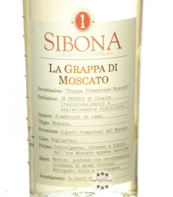 Sibona Grappa Di Moscato -Getränke Geschäft sibona grappa di moscato 0 5 liter flasche 3