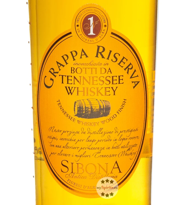 Sibona Grappa Riserva Botti Da Tennessee Whiskey 5 Sibona Grappa Riserva Botti Da Tennessee Whiskey – Bild 3