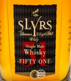 Slyrs Fifty-One Single Malt Whisky -Getränke Geschäft slyrs fifty one 51 whisky 07 3