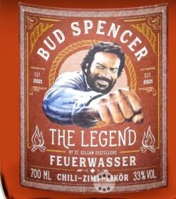 St. Kilian Bud Spencer Feuerwasser Likör -Getränke Geschäft st kilian bud spencer feuerwasser chilli zimt likoer 07 liter 3