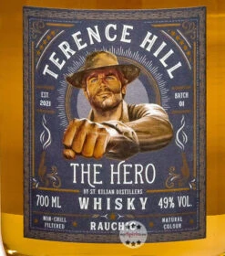 Terence Hill Whisky The Hero Rauchig -Getränke Geschäft st kilian terence hill whisky the hero rauchig 07 liter 2 1