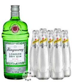 Tanqueray London Dry Gin & 5 X Schweppes Dry Tonic