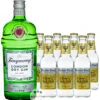 Tanqueray London Dry Gin & Fever-Tree Indian Tonic Set -Getränke Geschäft tanqueray london dry gin 07l 7er fever tree indian tonic