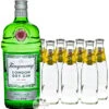 Tanqueray London Dry Gin & Schweppes Indian Tonic Set -Getränke Geschäft tanqueray london dry gin 07l 7er schweppes indian tonic