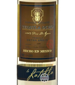 Tequila Ocho Extra Añejo -Getränke Geschäft tequila ocho extra anejo retouchiert3