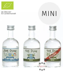 The Duke Gin Miniaturen-Set Bio -Getränke Geschäft the duke gin miniaturen set 3x 5cl 2