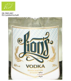 The Duke Lion's Munich Handcrafted Vodka Bio -Getränke Geschäft the duke munich lions vodka 07 liter 3